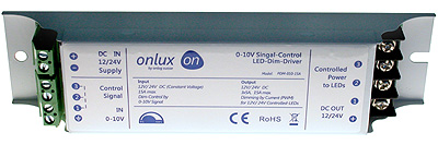 onlux Dimm-Controller : 3x 5A 12V / 24V PWM-Dimm-Modul
