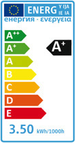 Energy Lable : EU Energieetikette A+ LED-Lampe onlux MicroLux 927 G9