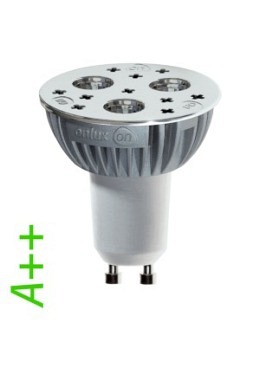 Lampadina Spot LED A++ : onlux DeltaLux Florett 827 LED-Spot - 4.1W onlux Power LED - 301lm Halo Ra>80 - 35° - GU10 (50W)