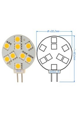 Lampadina LED : onlux MicroLux 409 G4 ..