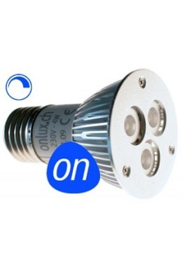 LED Spot Lamp : onlux DeltaLux 470D - Dim 4W - E27 onlux Power LED - 180lm - 90° - GU10