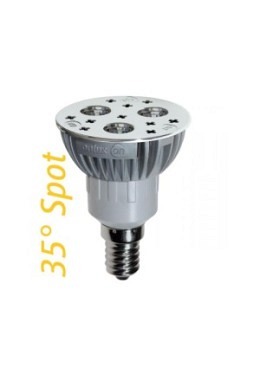 Ampoule Spot LED : onlux DeltaLux Florett LED-Spot - 4.1W onlux Power LED - 301lm - 35° - E14 (50W)