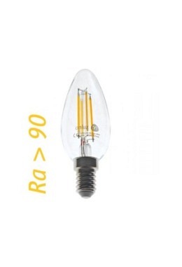 Ampoule LED : onlux FiLux B35-4C E14 4-Filament LED 230V - 3.4W 310lm Ra>90 300°(30W)