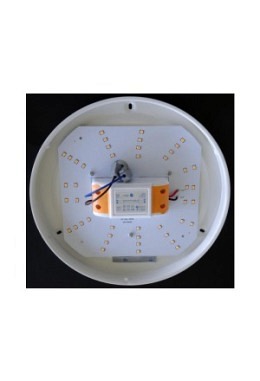 LED Wand-/Deckenleuchte : onlux DomicoLux 15-1 1200lm mit Opalglas 230V - 15W 2700°K Ra>85
