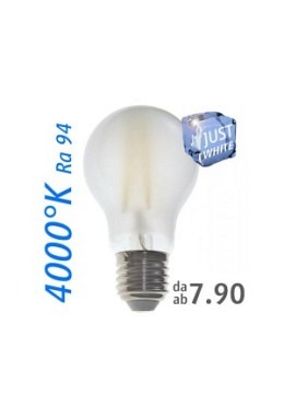 LED Bulb : onlux PearLux A60-4FM E27 4-Filament LED 230V - 7.7W 940lm NW Ra>90 300°(75W)